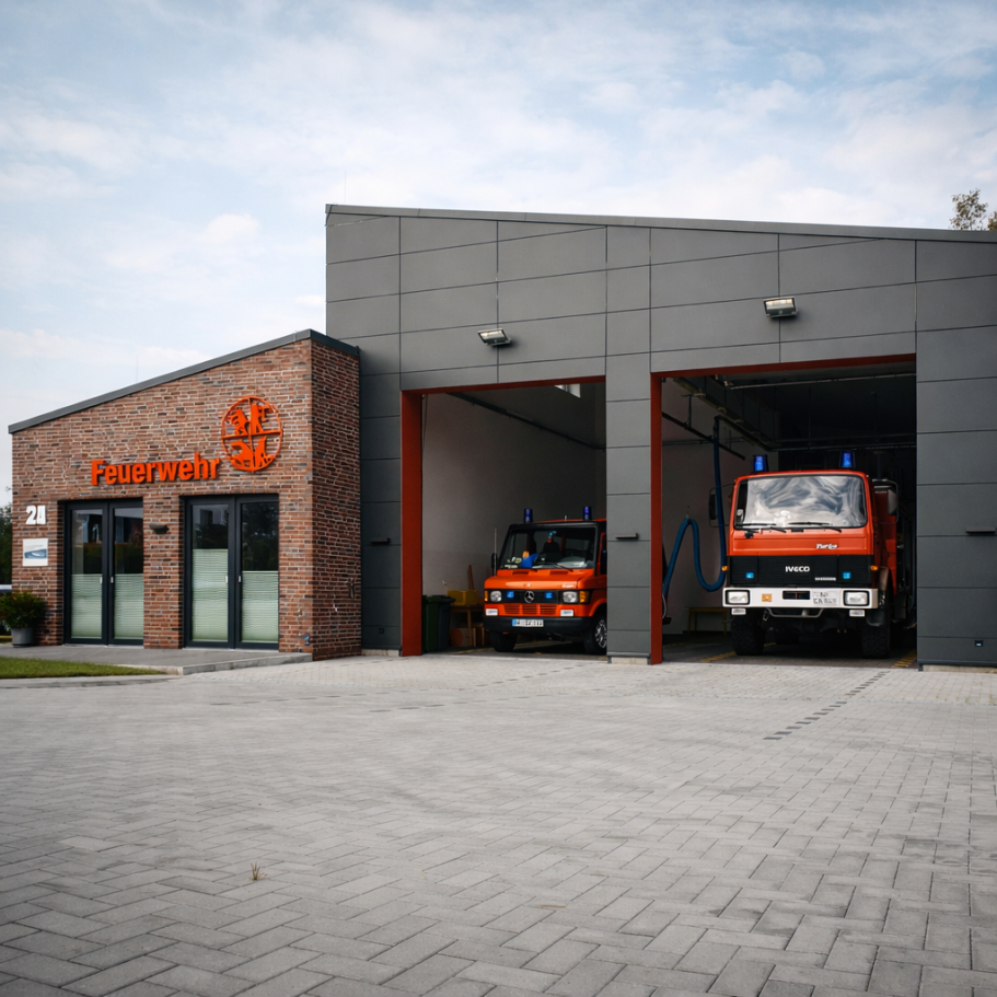 Fahrzeughalle- Freiwillige Feuerwehr Aventoft-Rosenkranz